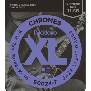 D'Addario ECG24-7, .011-.065 (7-strengs�t)
